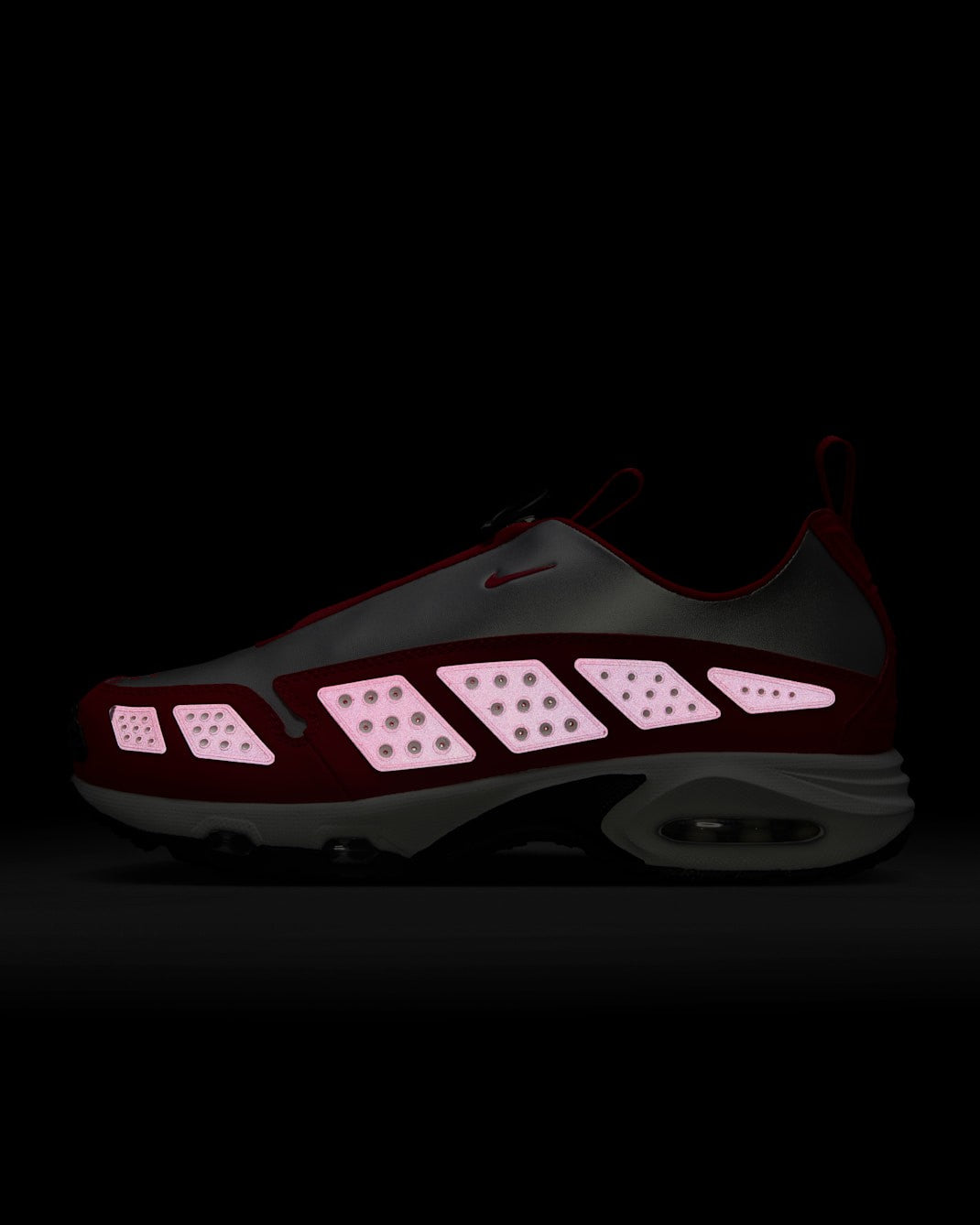 IH3988-001 Nike Air Max SNDR Fusion Red and Silver ( Women's)
