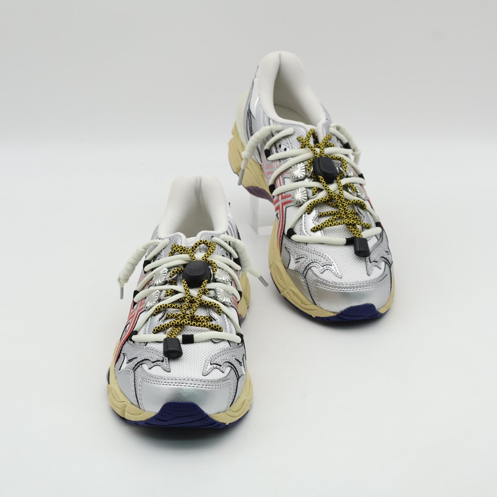 1203B115-100 TOGA Asics Gel-Cumulus 16 TG White Red Pure Silver (Men's)