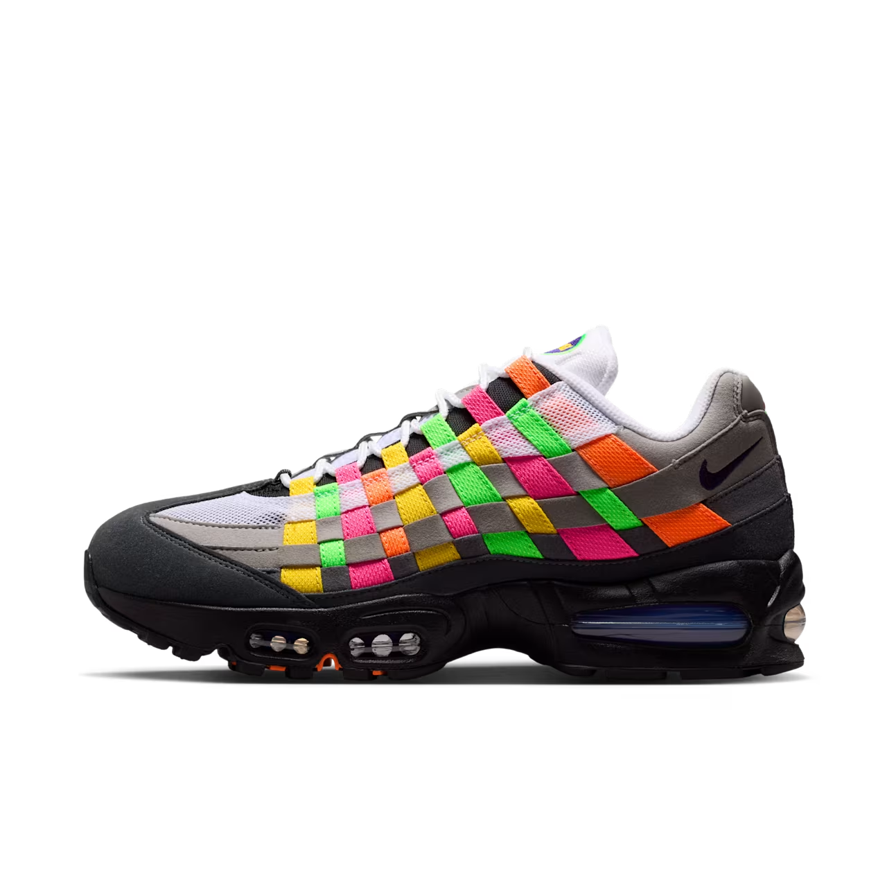 IB3695-100 Nike Air Max 95 Woven Big Bubble "Hyper Pink/Green Strike" (Men's)