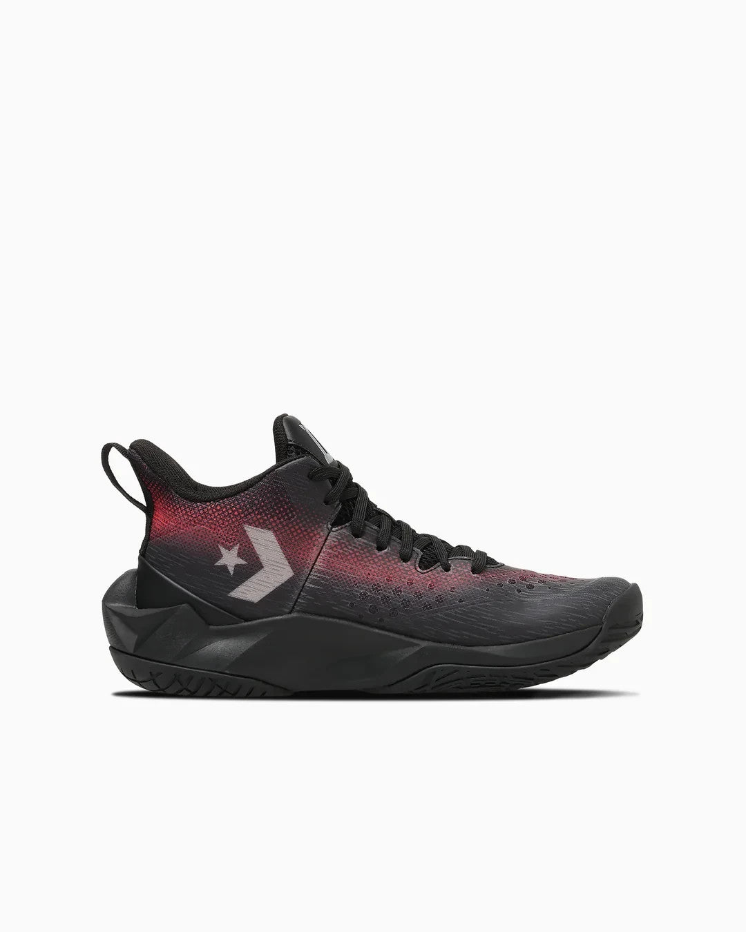 33500520 Converse Cons Unaverage Mid Black Red Silver (Men's)