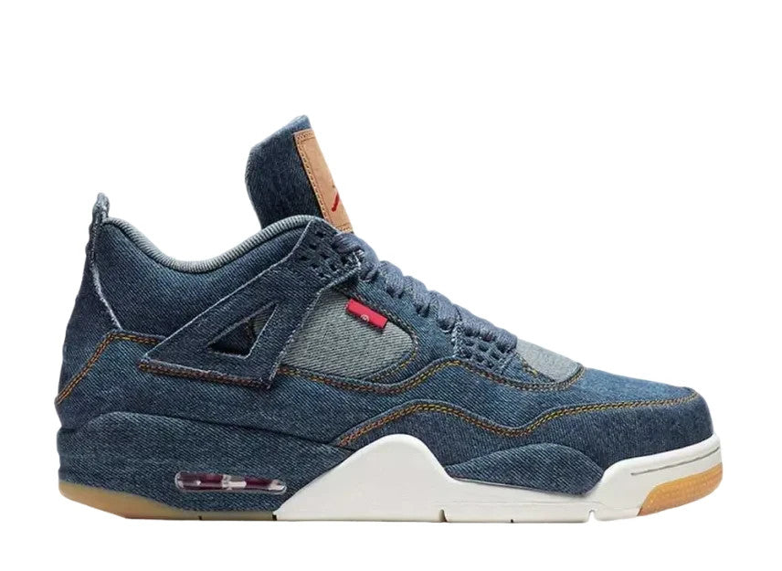 AO2571-401-R LEVI'S Ã Nike Air Jordan 4 "Denim" (Blank Tab) (Men's)
