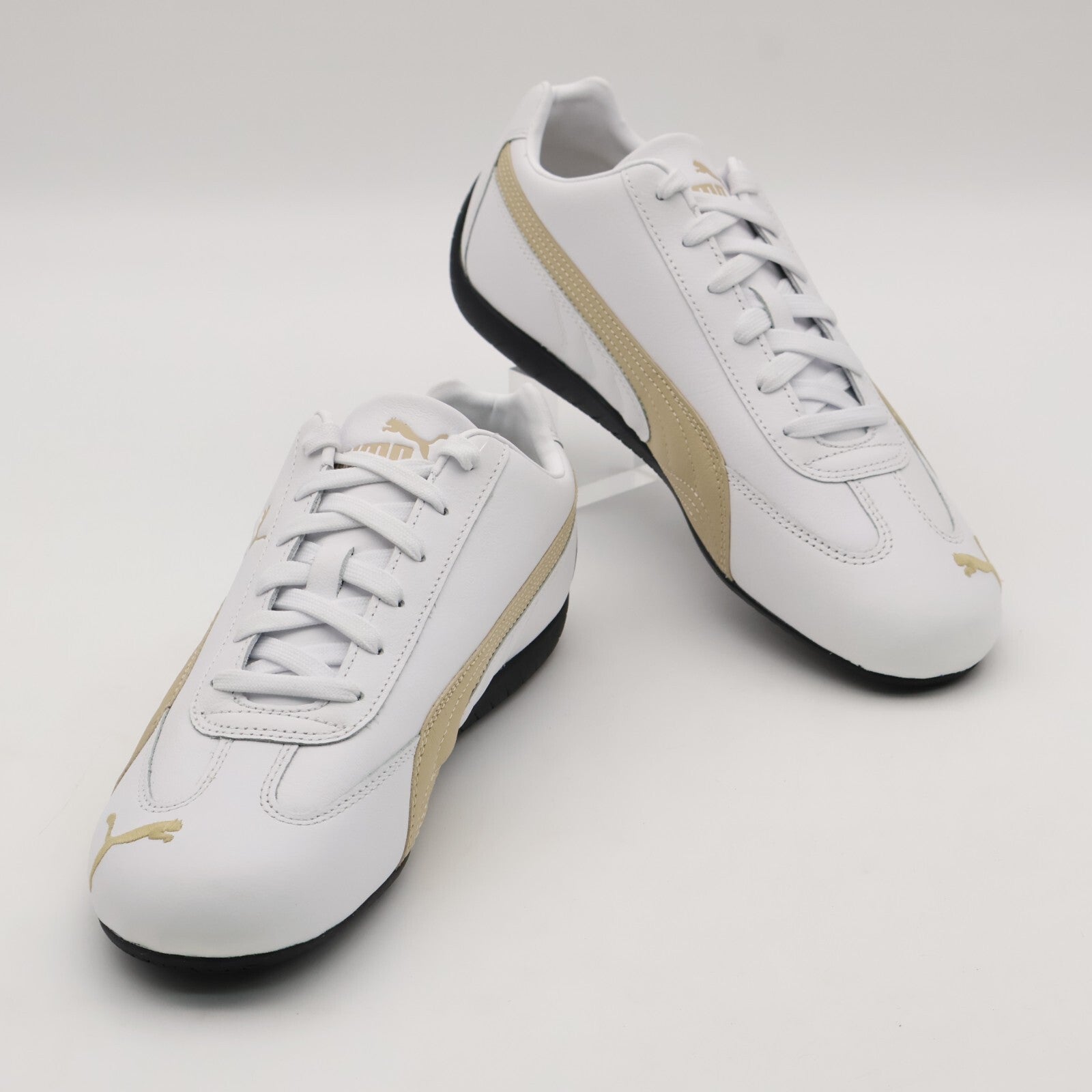 401603-01 Puma Speedcat Leather Puma White Toasted Almond (Men's)