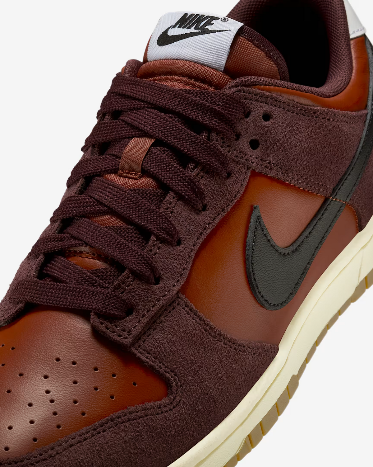 IB6399-600 Nike Dunk Low Mars Stone Black Burgundy Crush (Men's)