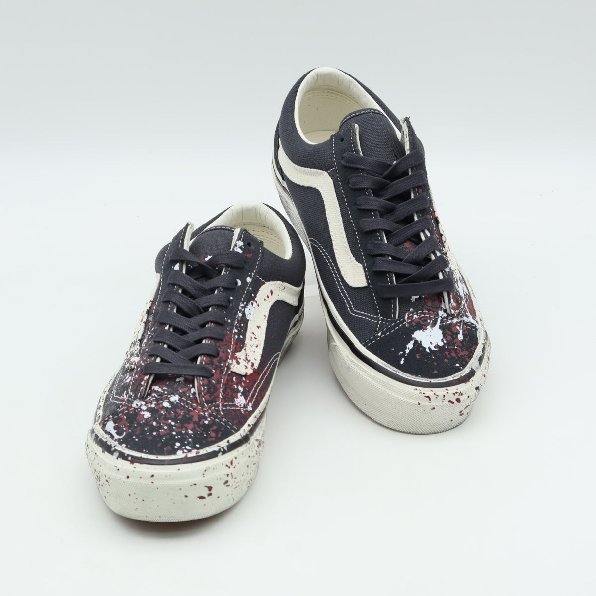 VN000D9RH91 VANS PREMIUM OLD SKOOL 36âPAINT SPLATTER CHARCOAL GREYâ