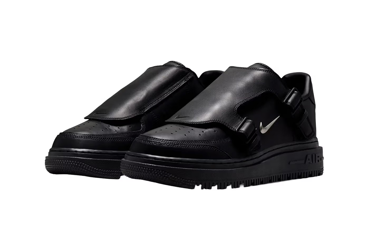 JA3822-010 Nike Air Force 1 Low Luxe "Black" (Unisex)