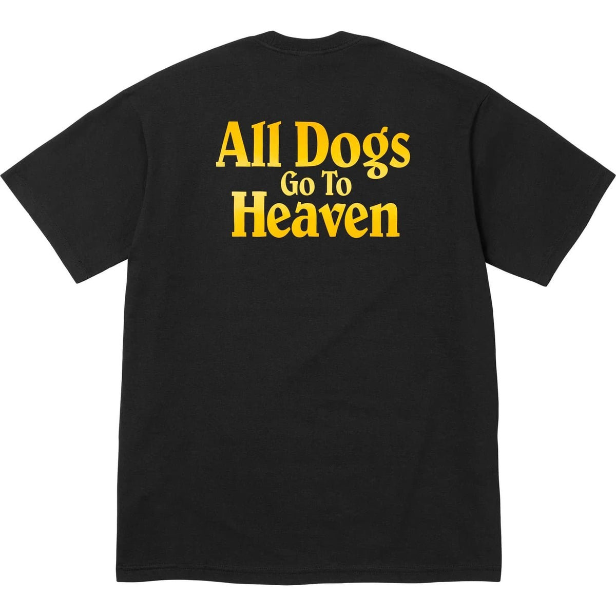 Supreme All Dogs Go To Heaven Tee Black