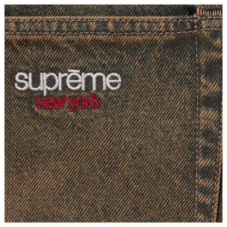 Supreme Baggy Jean Dirty Indigo