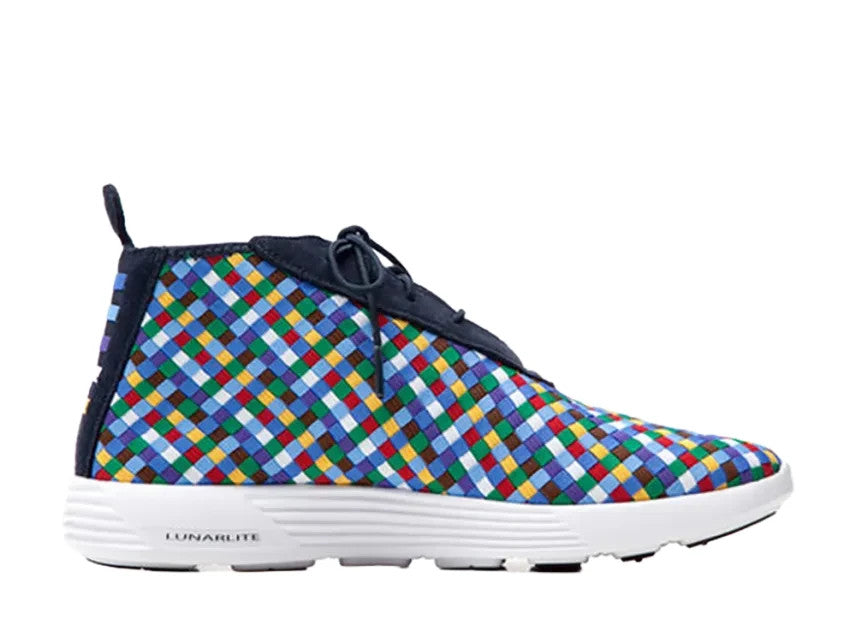 398431-771 Nike Lunar Woven Chukka "Dark Obsidian/White"(SOPH. Exclusive)(Men's)