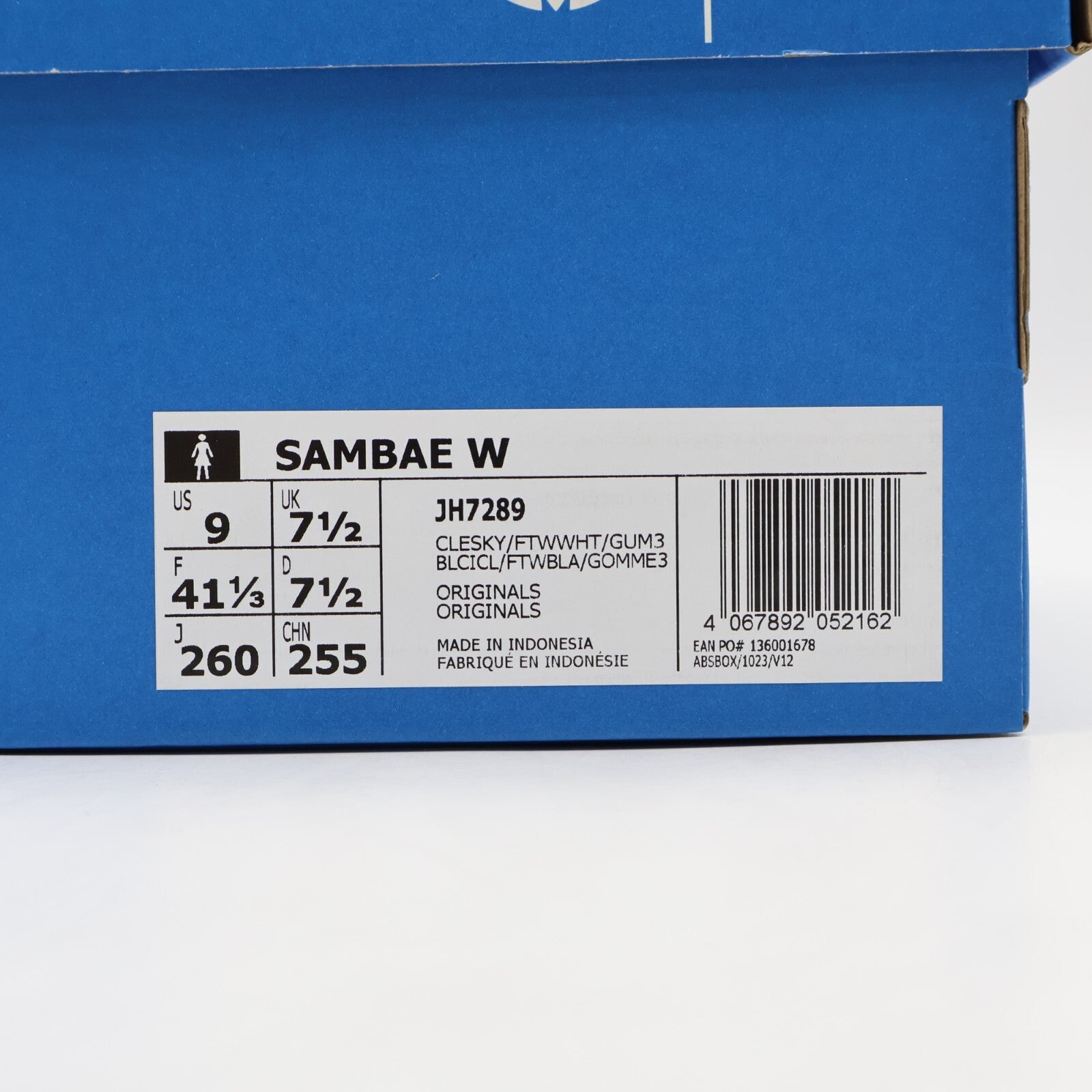 JH7289 Liberty London adidas Originals Sambae Clear Sky Footwear Whit (Women's)