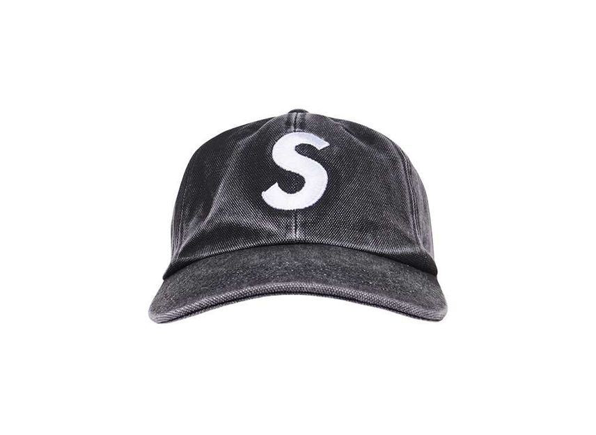 Supreme Pigment S Logo 6-Panel Black 24FW
