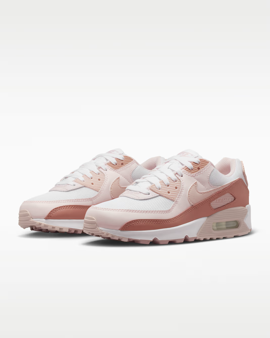 IM4613-600 Nike Air Max 90 Particle Pink Pearl Pink Silt Red (Women's)