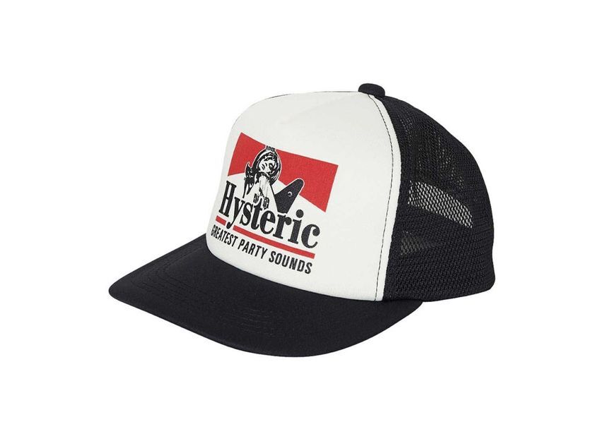 HYSTERIC GLAMOUR Guitar Girl Mesh Cap Black