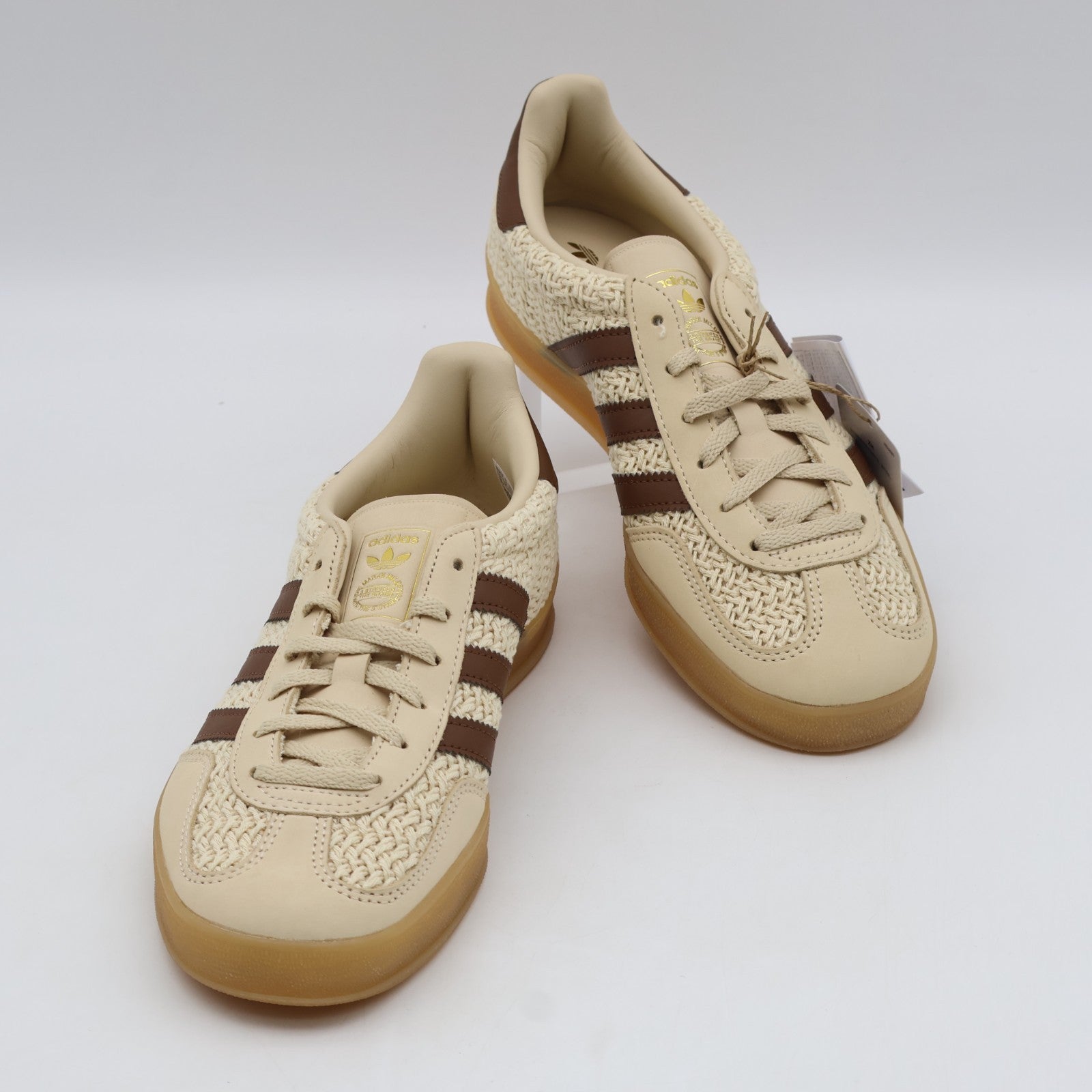 JS1418 adidas Originals Gazelle Indoor Sand Strata Premium Brown Gum (Women's)