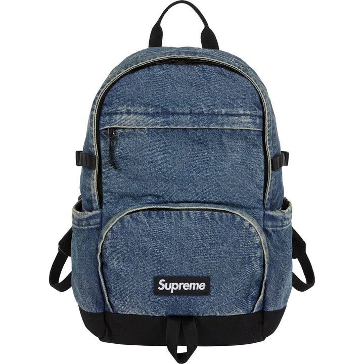Supreme Denim Backpack Washed Indigo