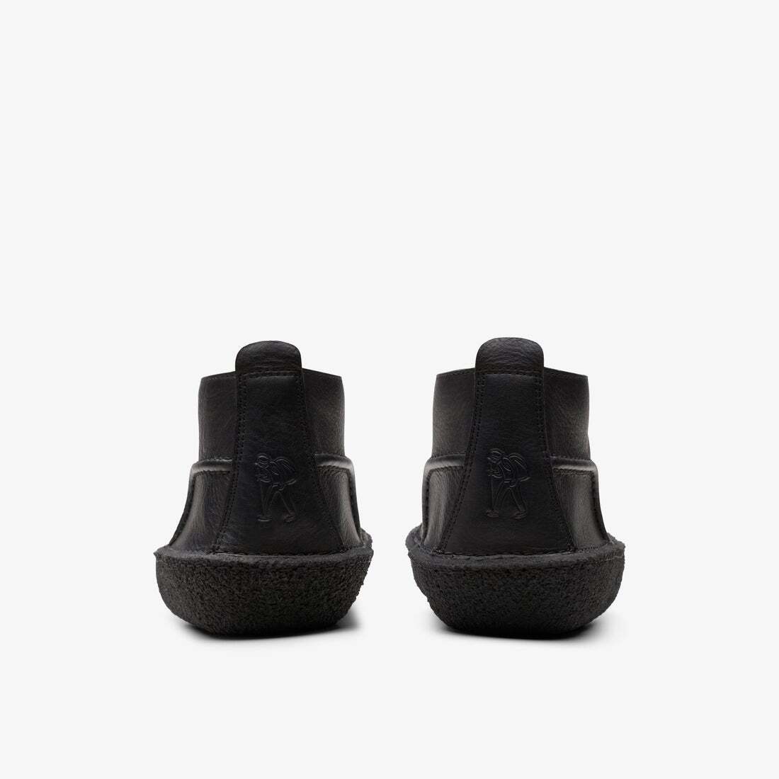 26180626 Clarks Desert Rain Black Leather (Men's)