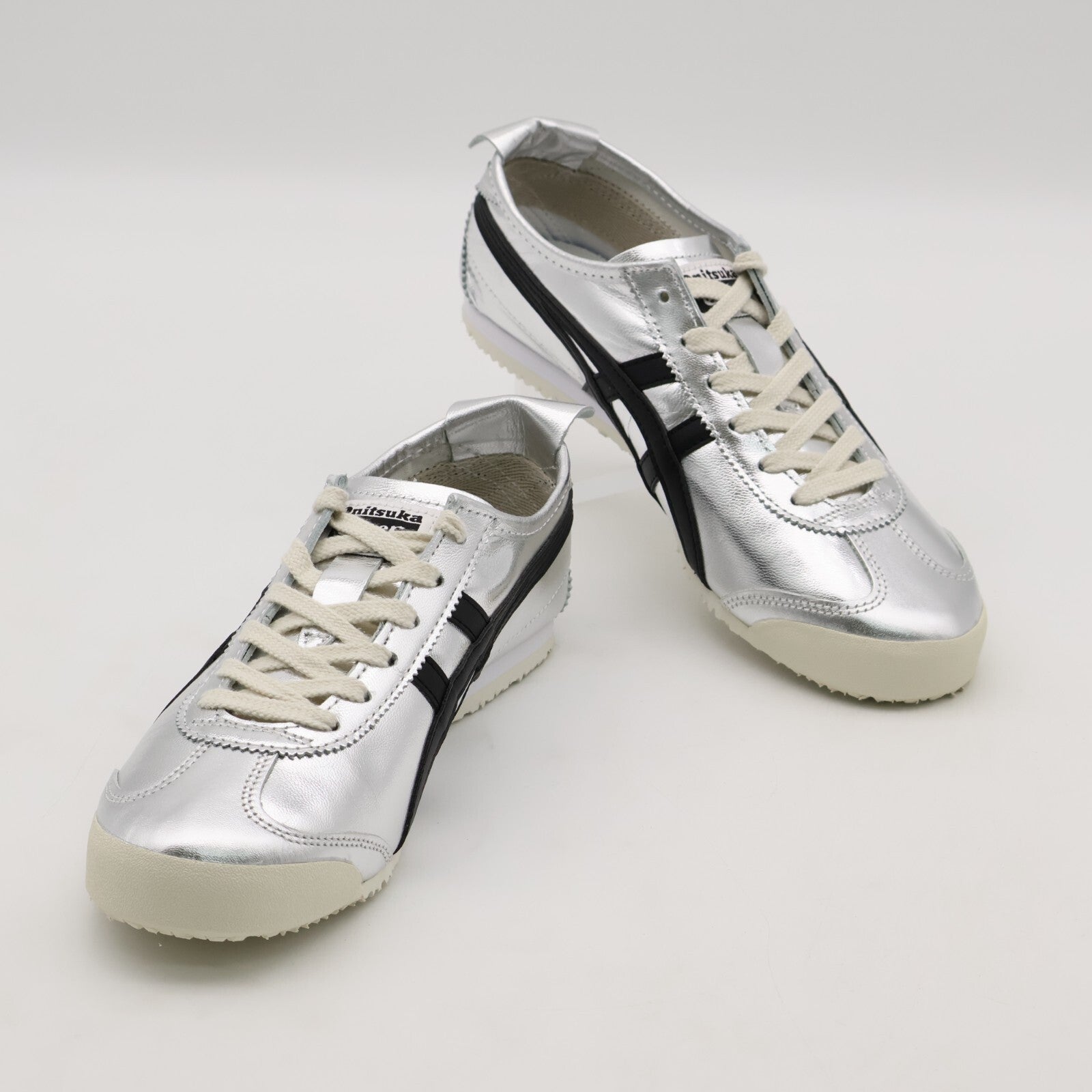 1183B566-020 Onitsuka Tiger Mexico 66 Pure Silver Black (Men's)
