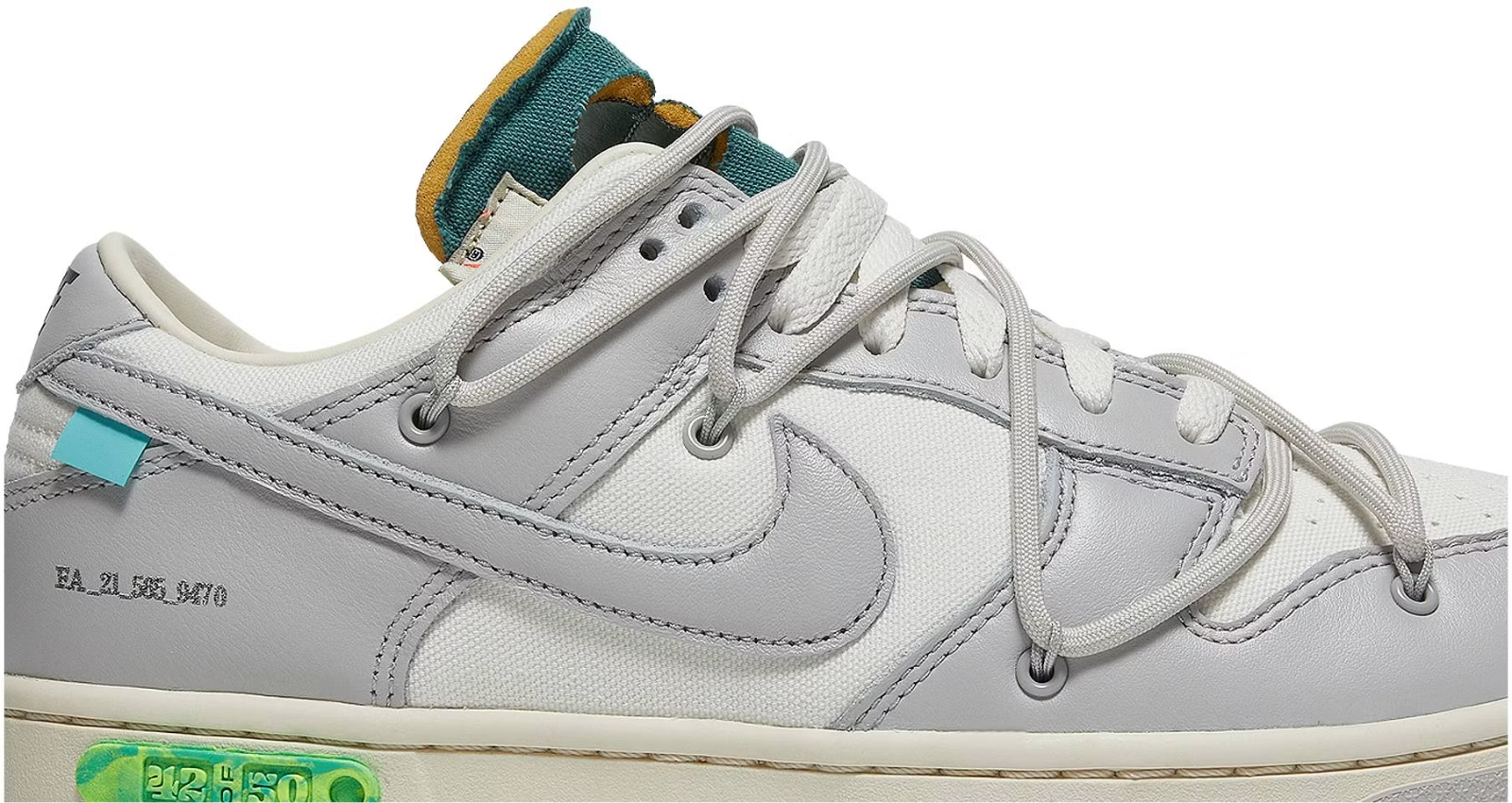 DM1602-117 Off-White Ã Nike Dunk Low 1 of 50 "Lot.42" (Men's)