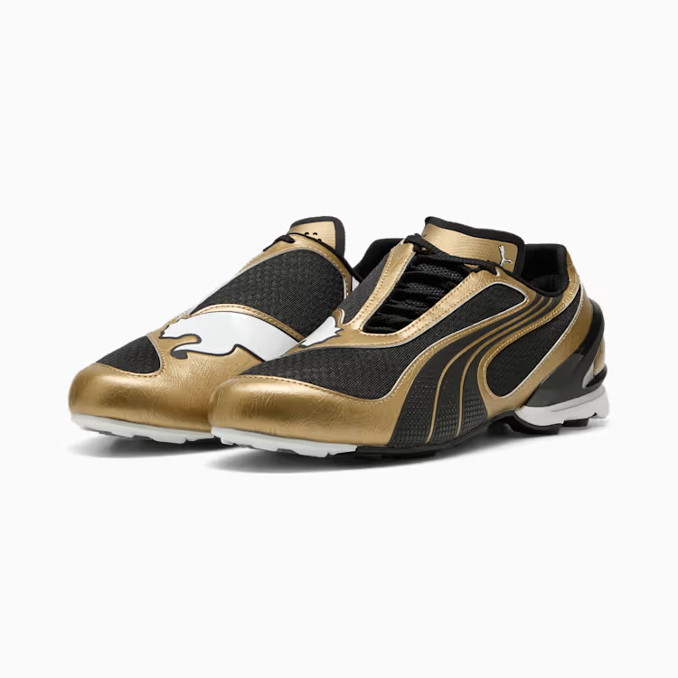 402953-04 Puma V-S1 Metallic PUMA Gold PUMA Black (Men's)