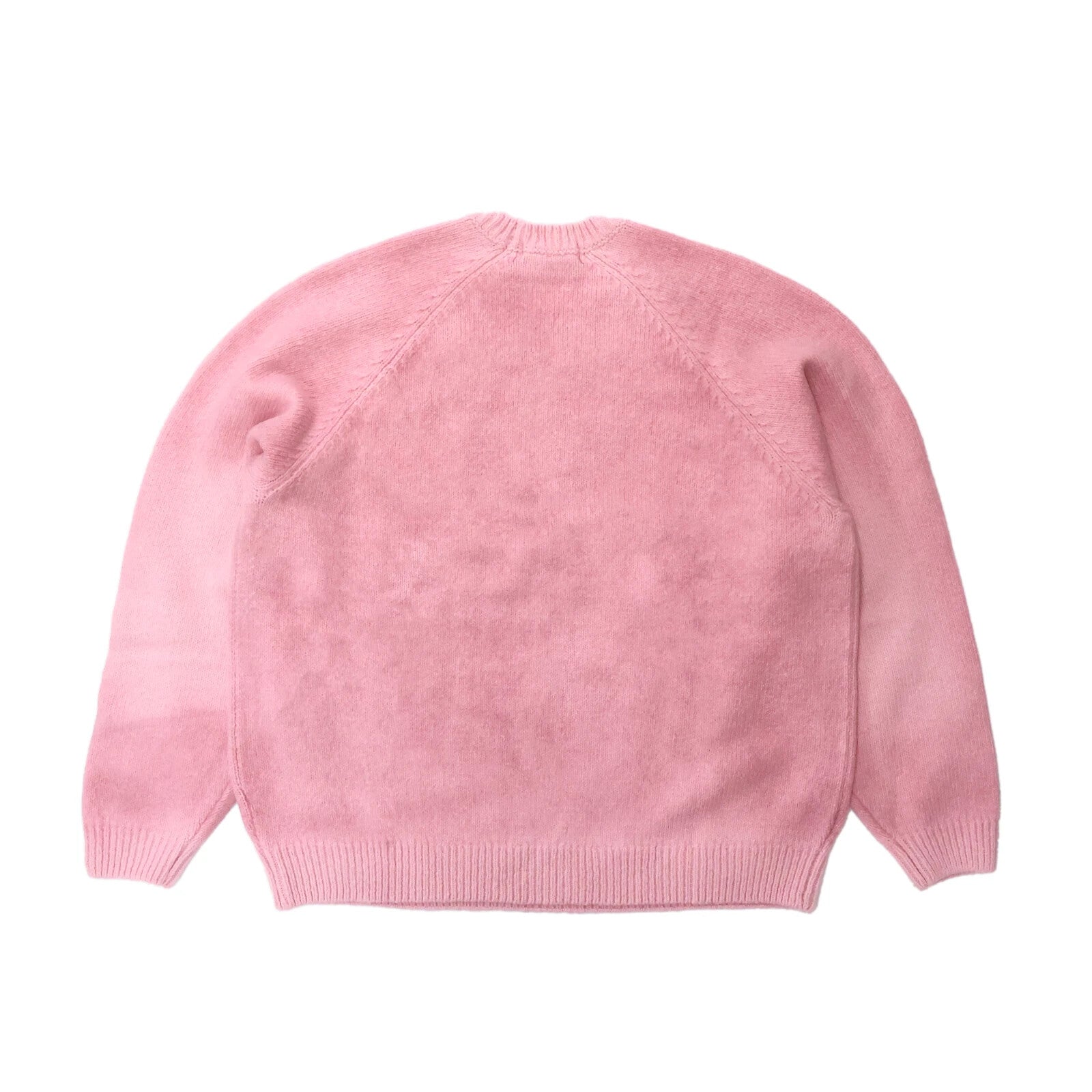 Supreme Flocked Logo Sweater Red