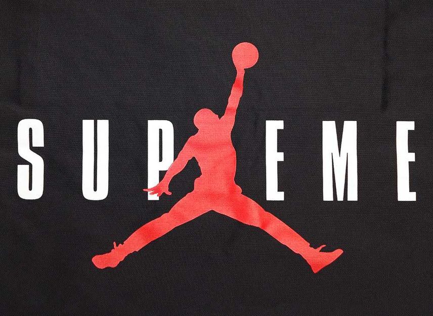 Supreme Jordan Drawstring Bag Black