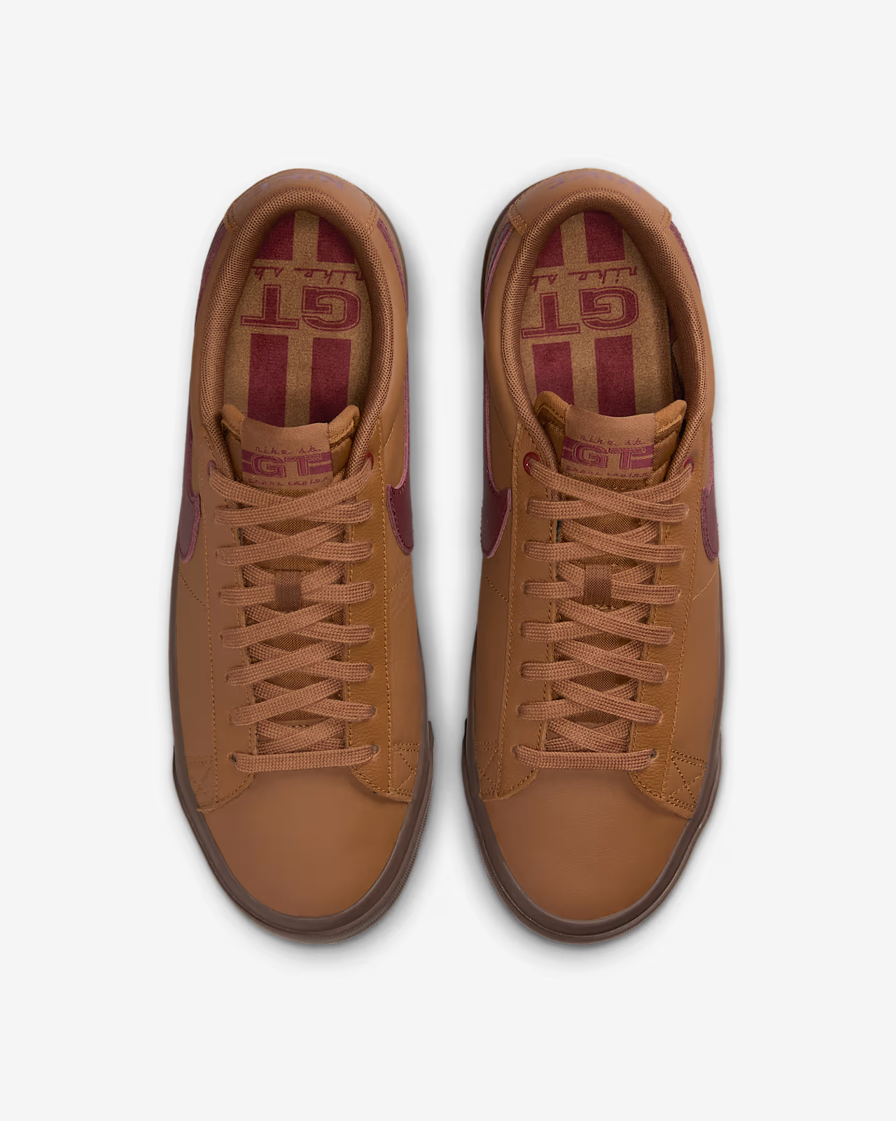 DV1226-200 Nike SB Blazer Low Pro GT Light British Tan Gum Yellow (Men's)