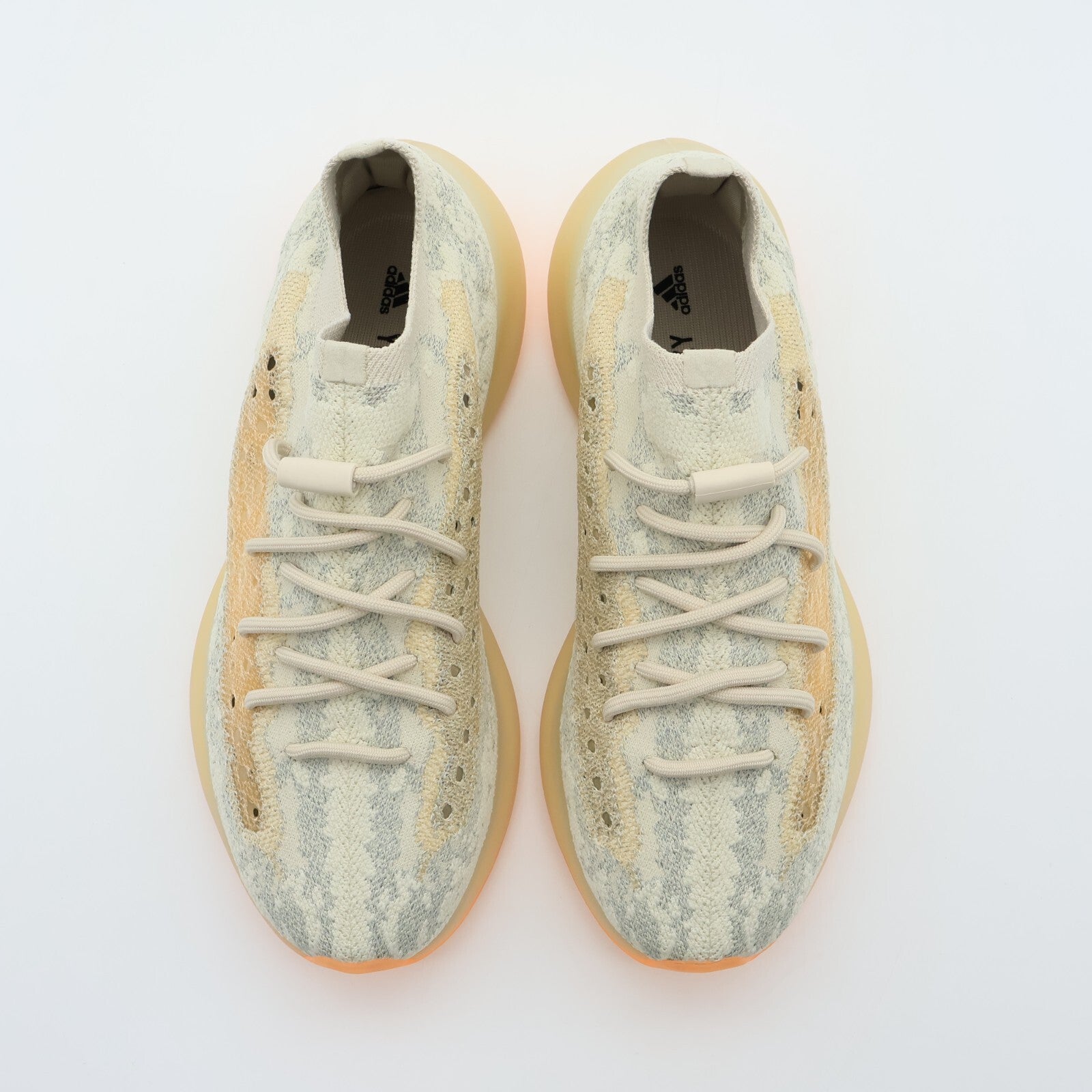 GY2649 adidas Yeezy Boost 380 Yecoraite Reflective Beige Cream Orange (Men's)