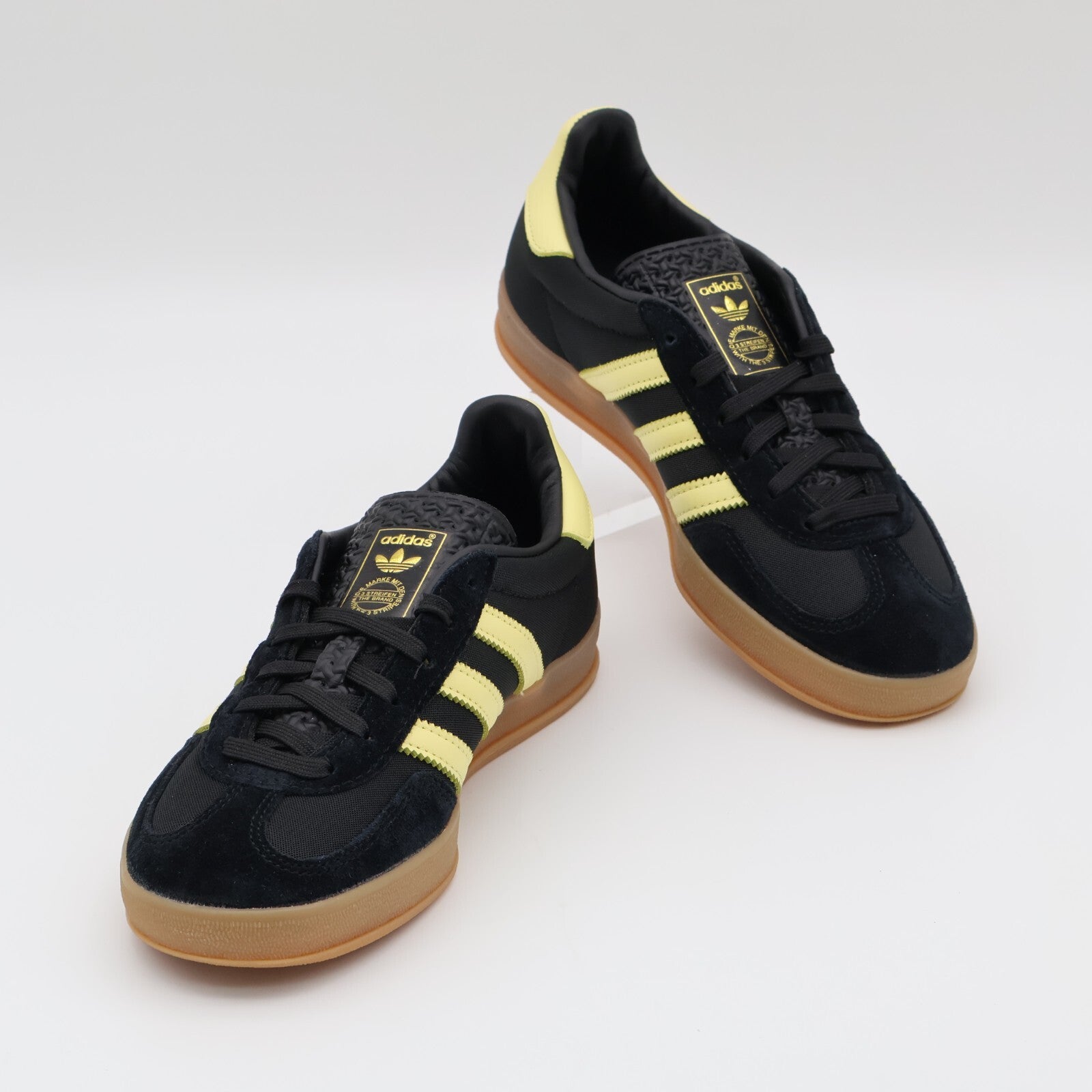IG4999 adidas Originals Gazelle Indoor Core Black Almost Yellow Gum (Men's)