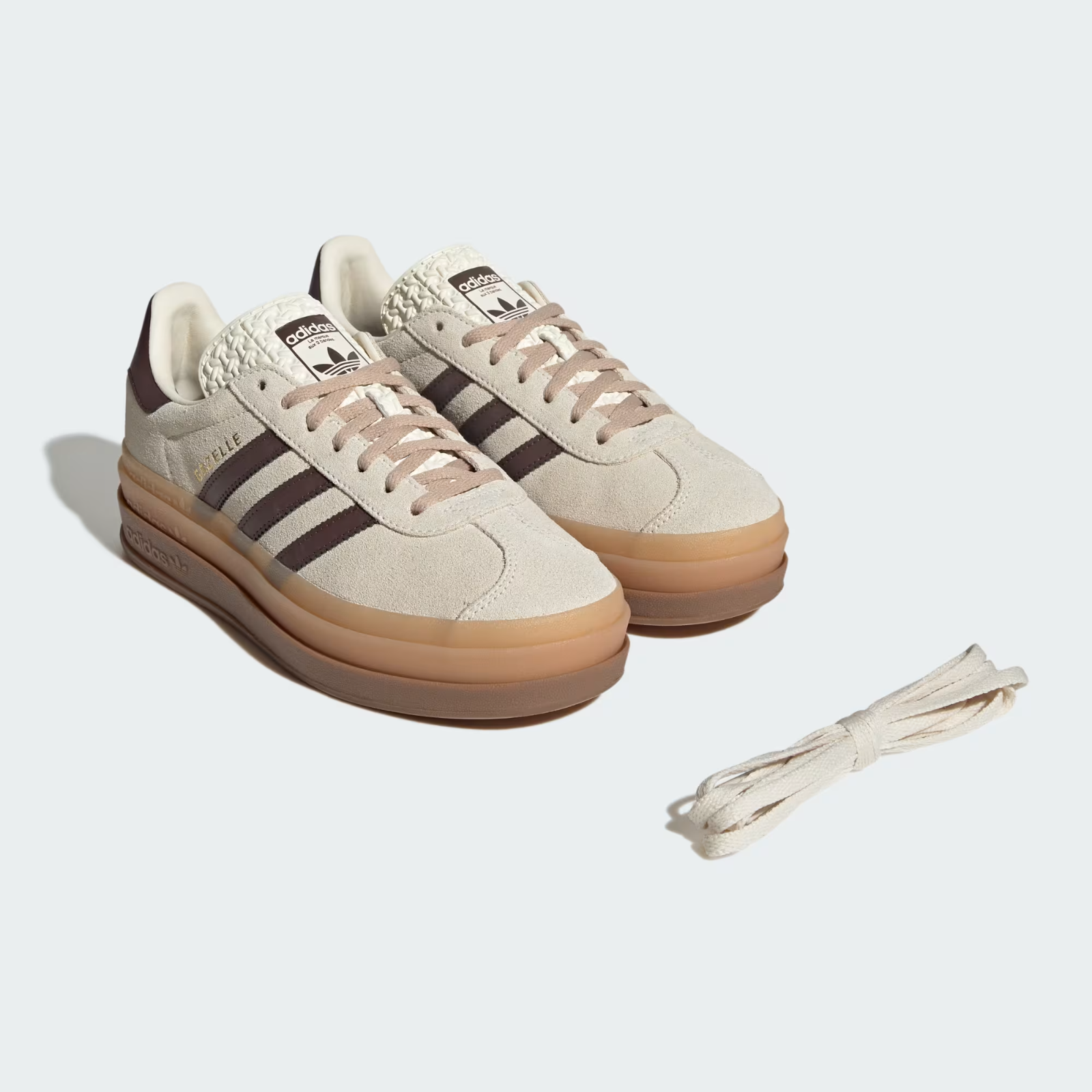 JR7522 adidas Originals Gazelle Bold Cream White Auburn Gum M2 (Men's)
