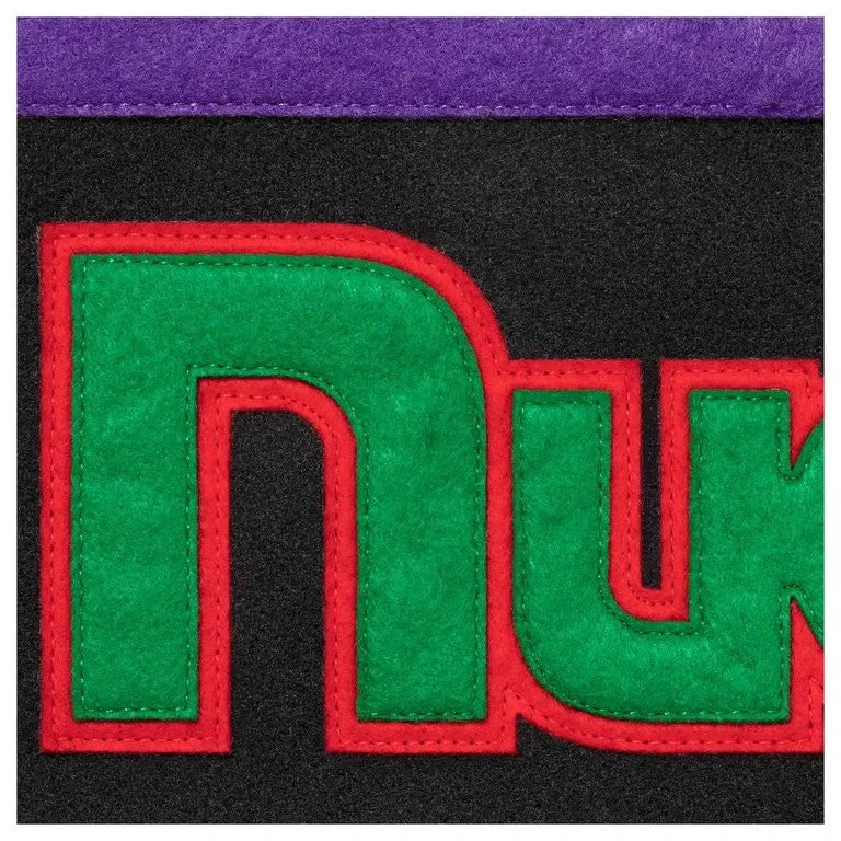 Supreme Mitchell Ness Teams Varsity Jacket Black