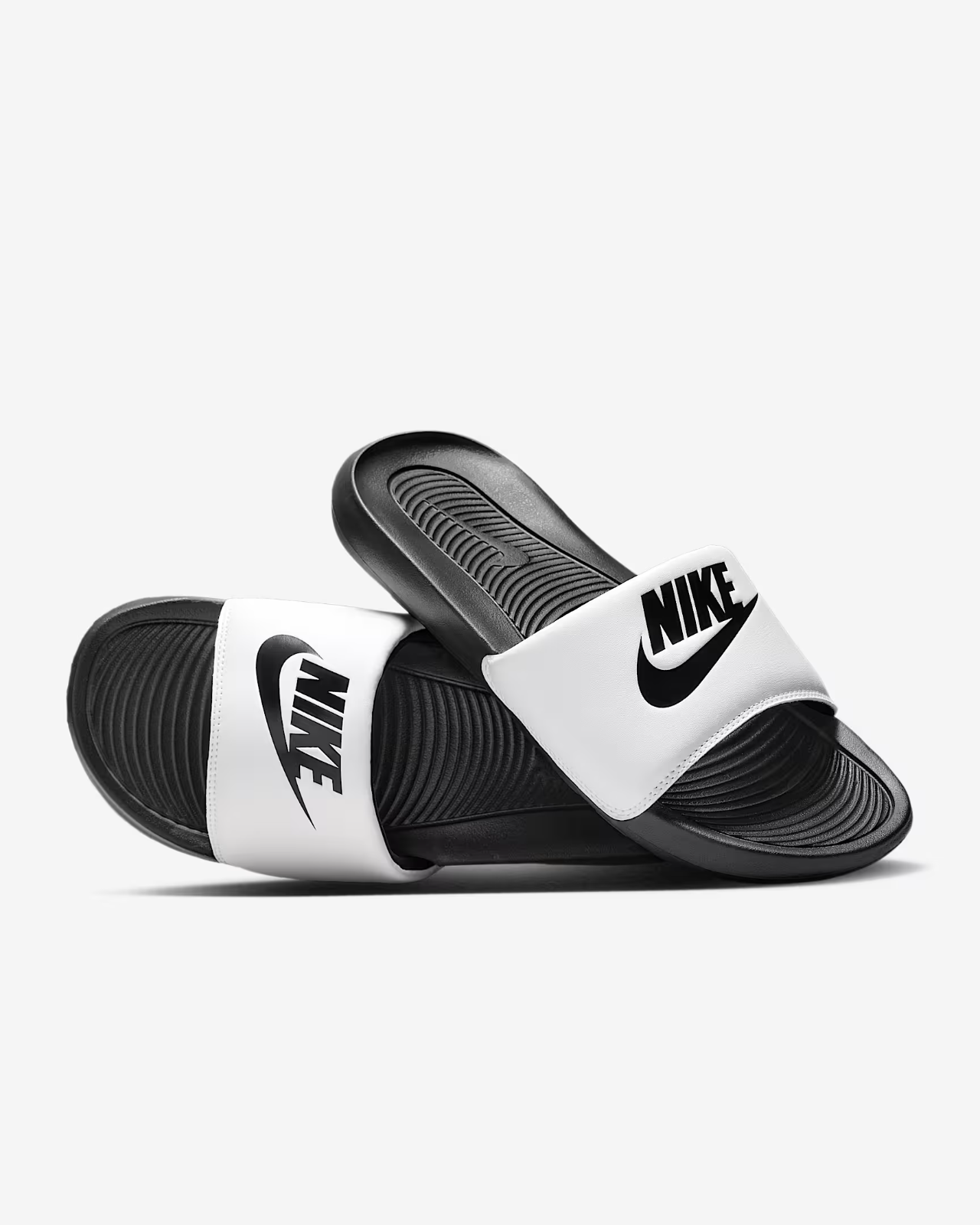 CN9675-005 Nike Victori One Slide Black White (Men's)