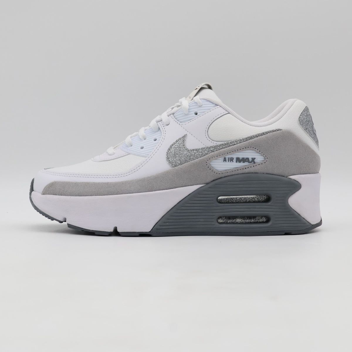 HQ3456-191 Nike Air Max 90 LV8 White Photon Dust Multi Color (Women's)