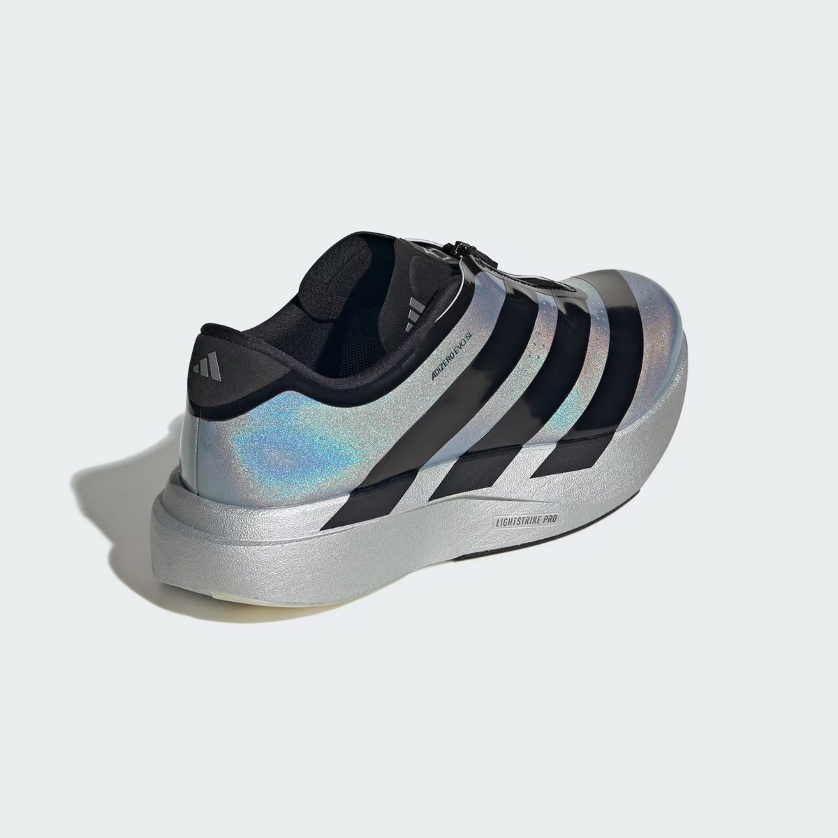 KH7787 adidas Adizero Evo SL Zip Silver Metallic/Core Black/Halo Silver (Men's)