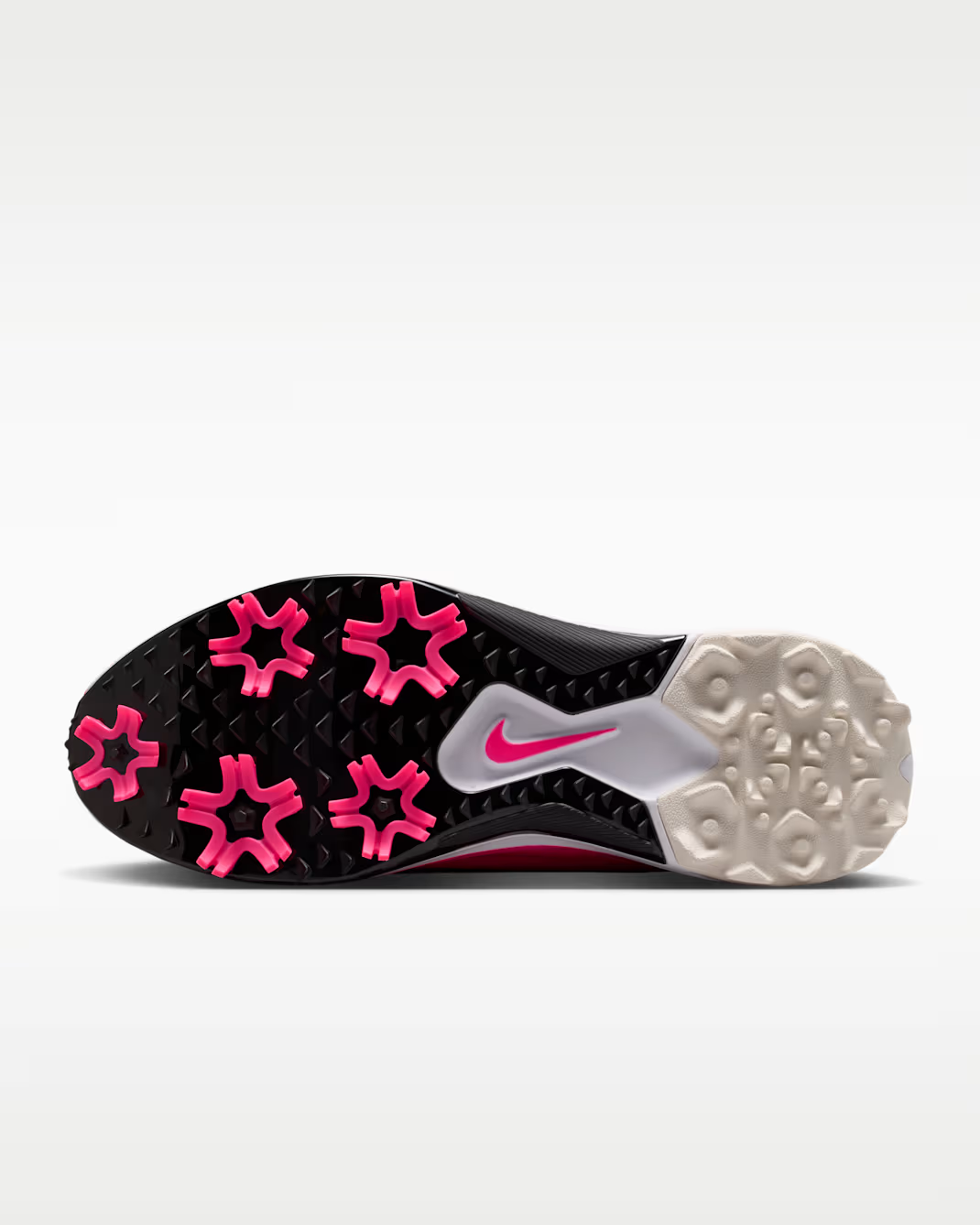 HV4700-100 Nike Pegasus 1 Golf "Sail/Pink"(Men's)