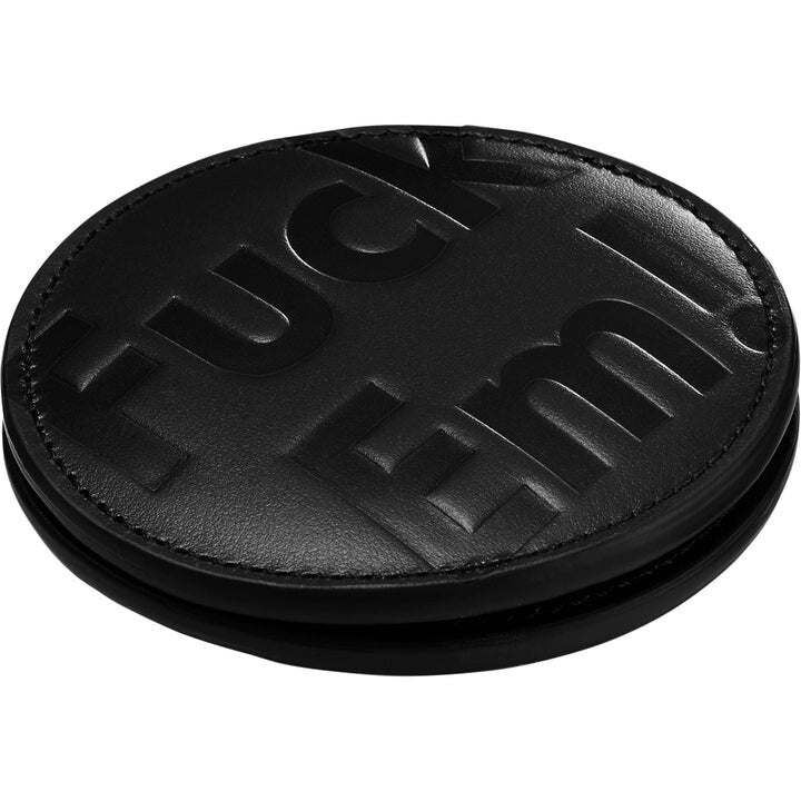 Supreme Leather Pocket Mirror Black