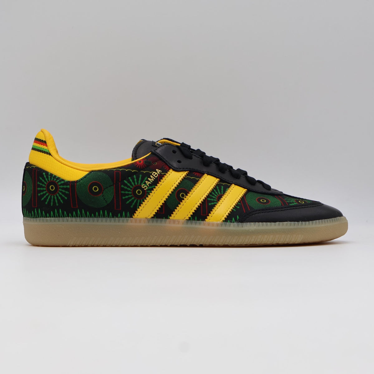 KI8571 Bob Marley adidas Samba Black Yellow Gum (Men's)