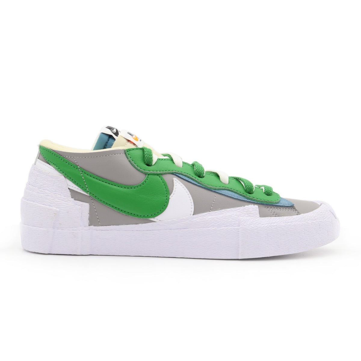 DD1877-001 sacai Nike Blazer Low Classic Green Medium Grey White Blue (Men's)