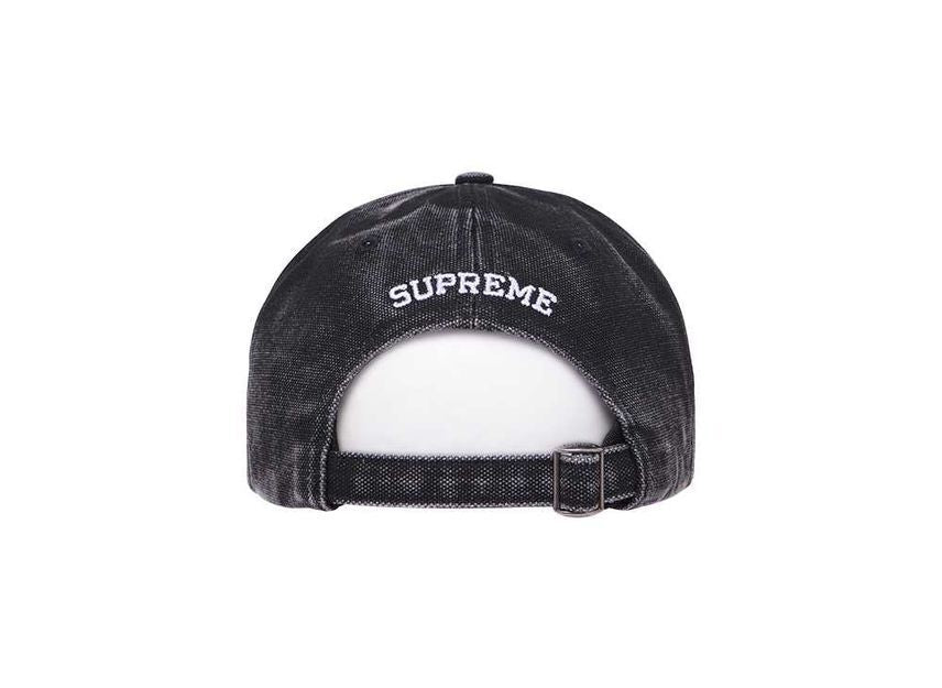 Supreme Pigment S Logo 6-Panel Black 24FW