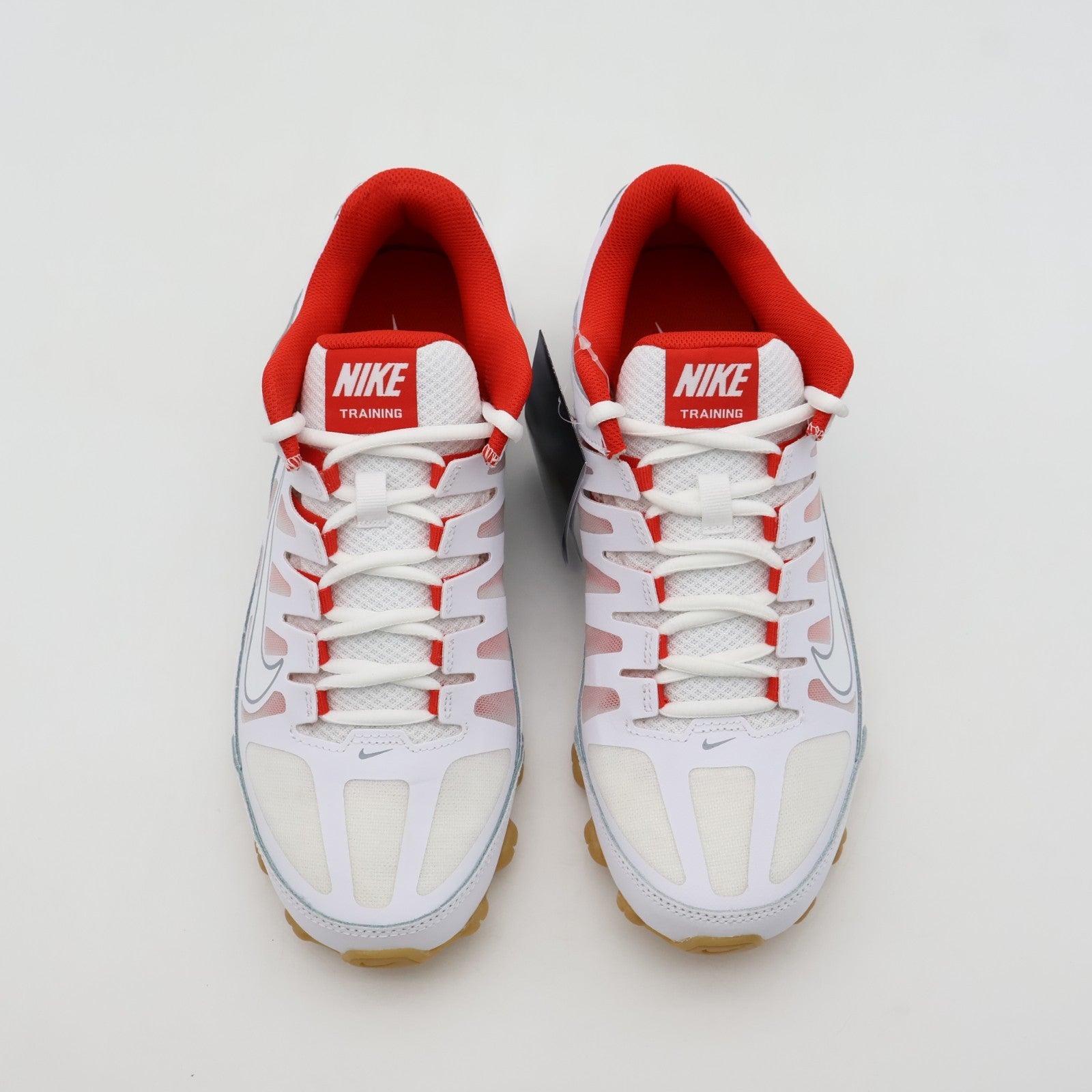 621716-103 Nike Reax 8 TR White Wolf Grey Chile Red White (Men's)