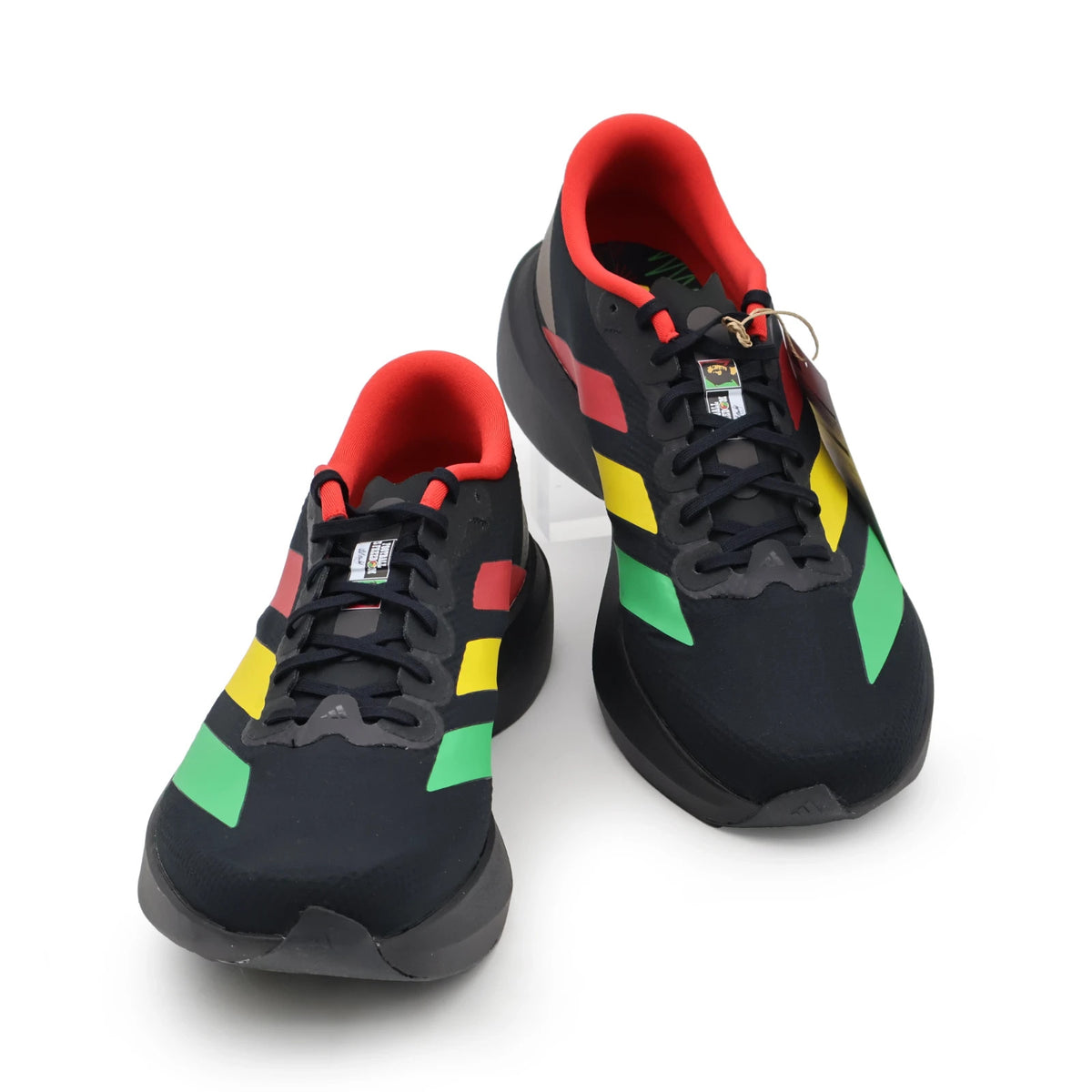 KJ6160 Bob Marley adidas Adizero Evo SL Core Black Vivid Green Bold (Men's)