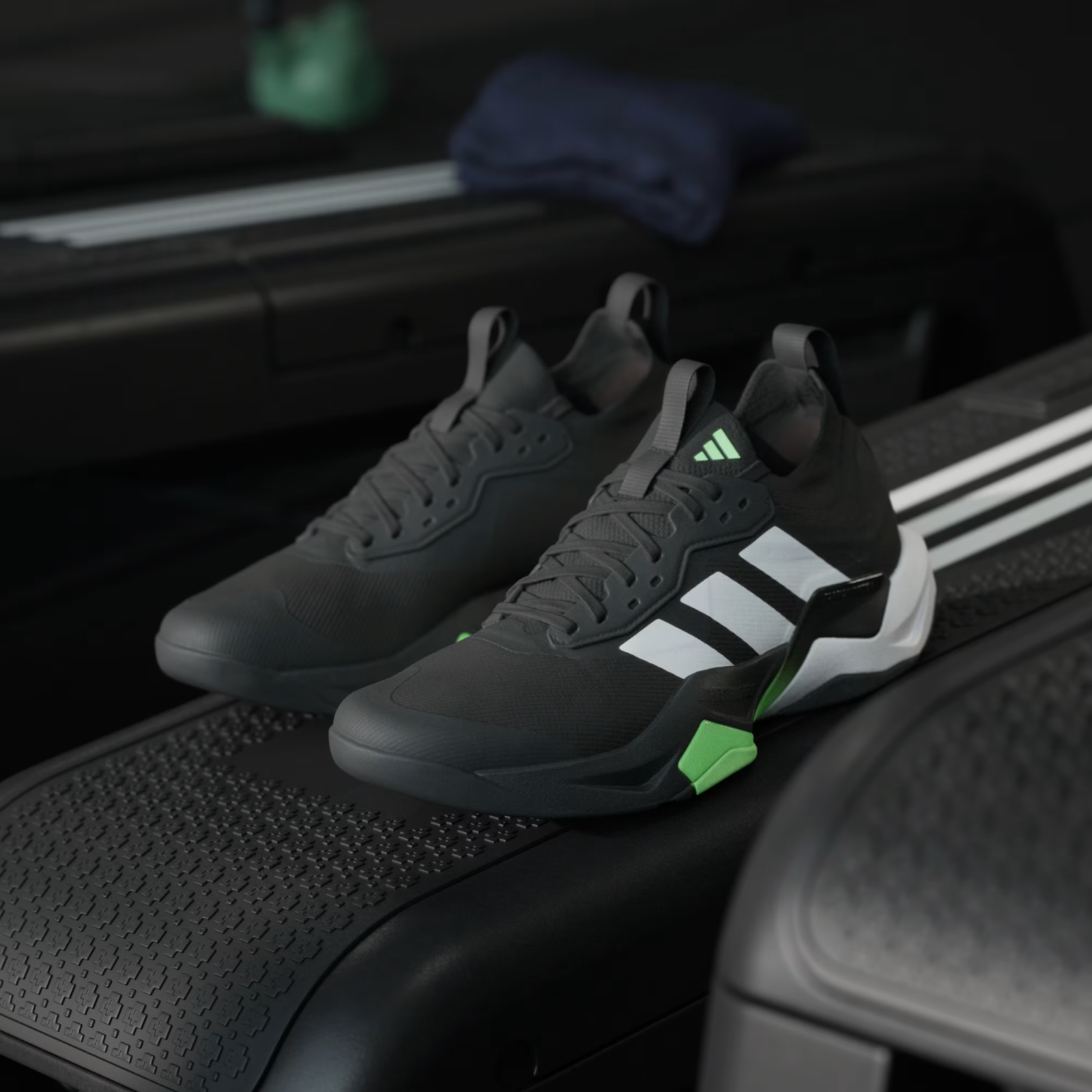 JS3167 adidas Rapidmove ADV 2 Core Black Cloud White Lime Burst (Men's)