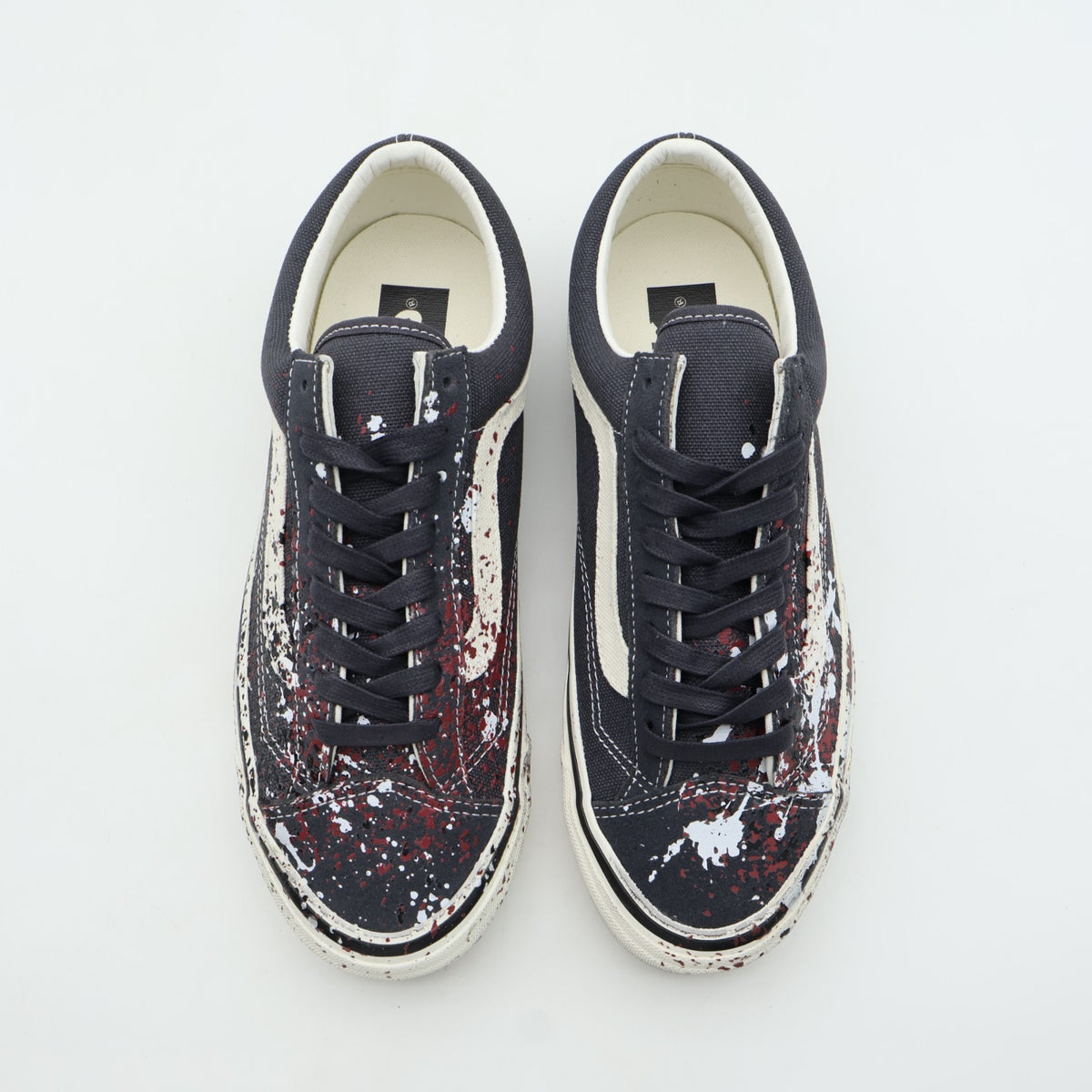 VN000D9RH91 VANS PREMIUM OLD SKOOL 36âPAINT SPLATTER CHARCOAL GREYâ