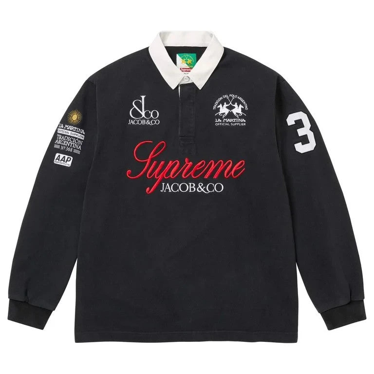 Supreme x La Martina Rugby Black