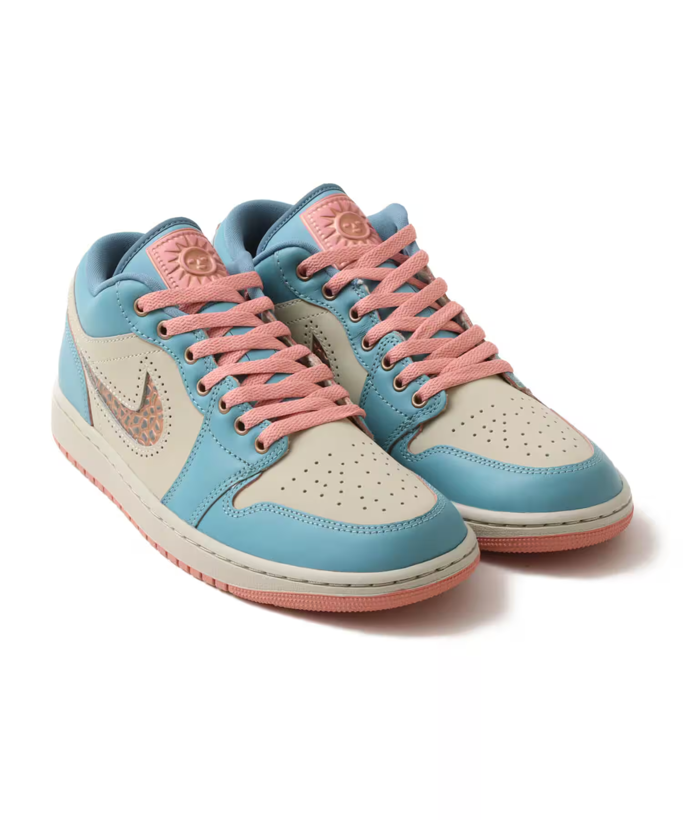 IM8120-464 Nike Air Jordan 1 Low SE Somos Eternos Denim Turquoise (Men's)