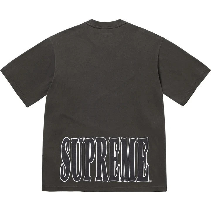 Supreme Cracked Stretch S/S Top Black