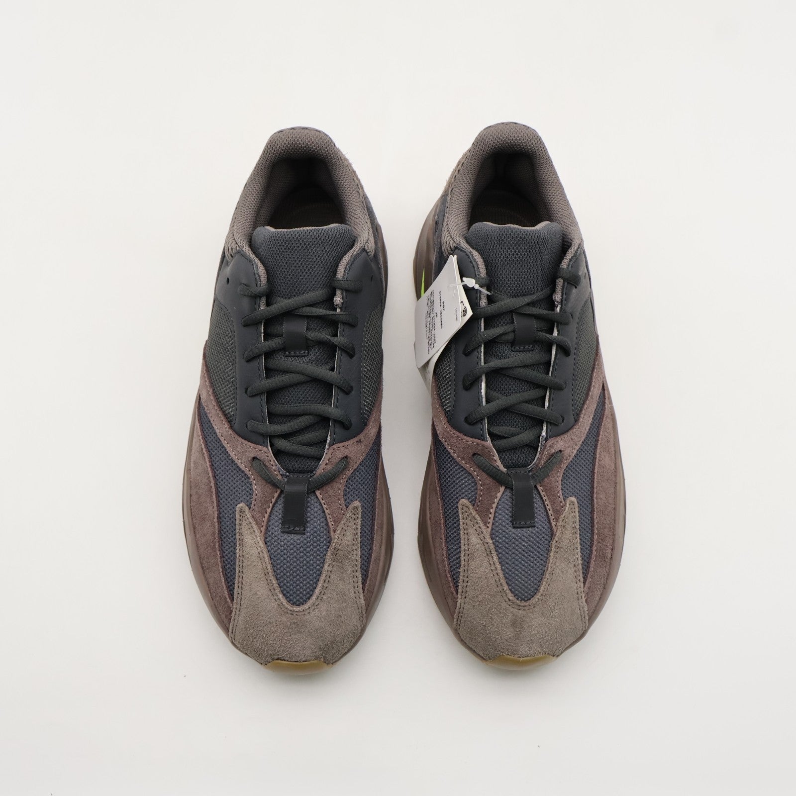 EE9614 Adidas Yeezy Boost Waver Runner Mauve Dark Grey Yellow Charcoal Gray