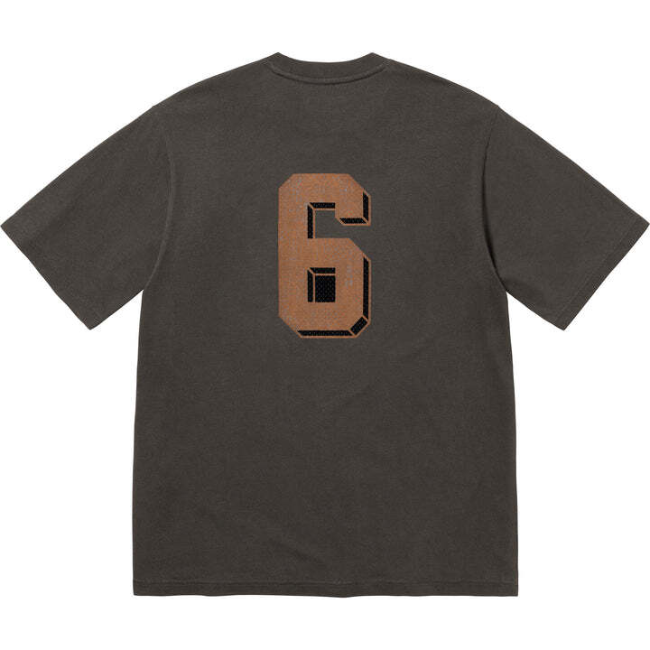 Supreme Flocked Washed S/S Top Black