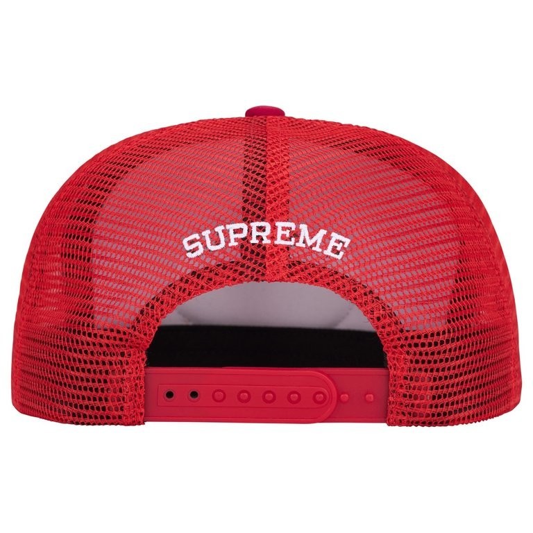 Supreme Authorized Mesh Back 5-Panel Red