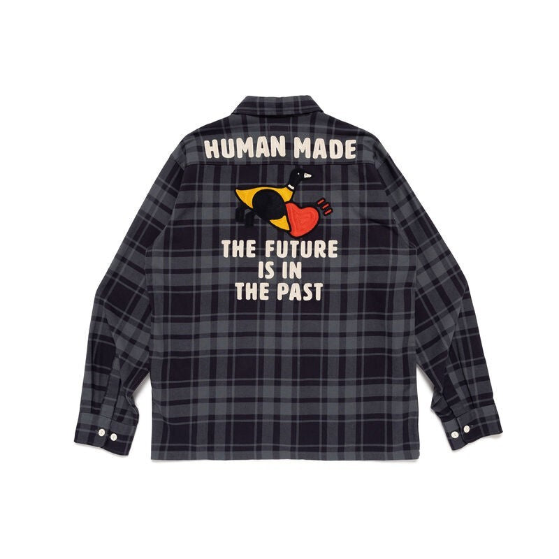 HUMAN MADE Flannel Check Shirt Black