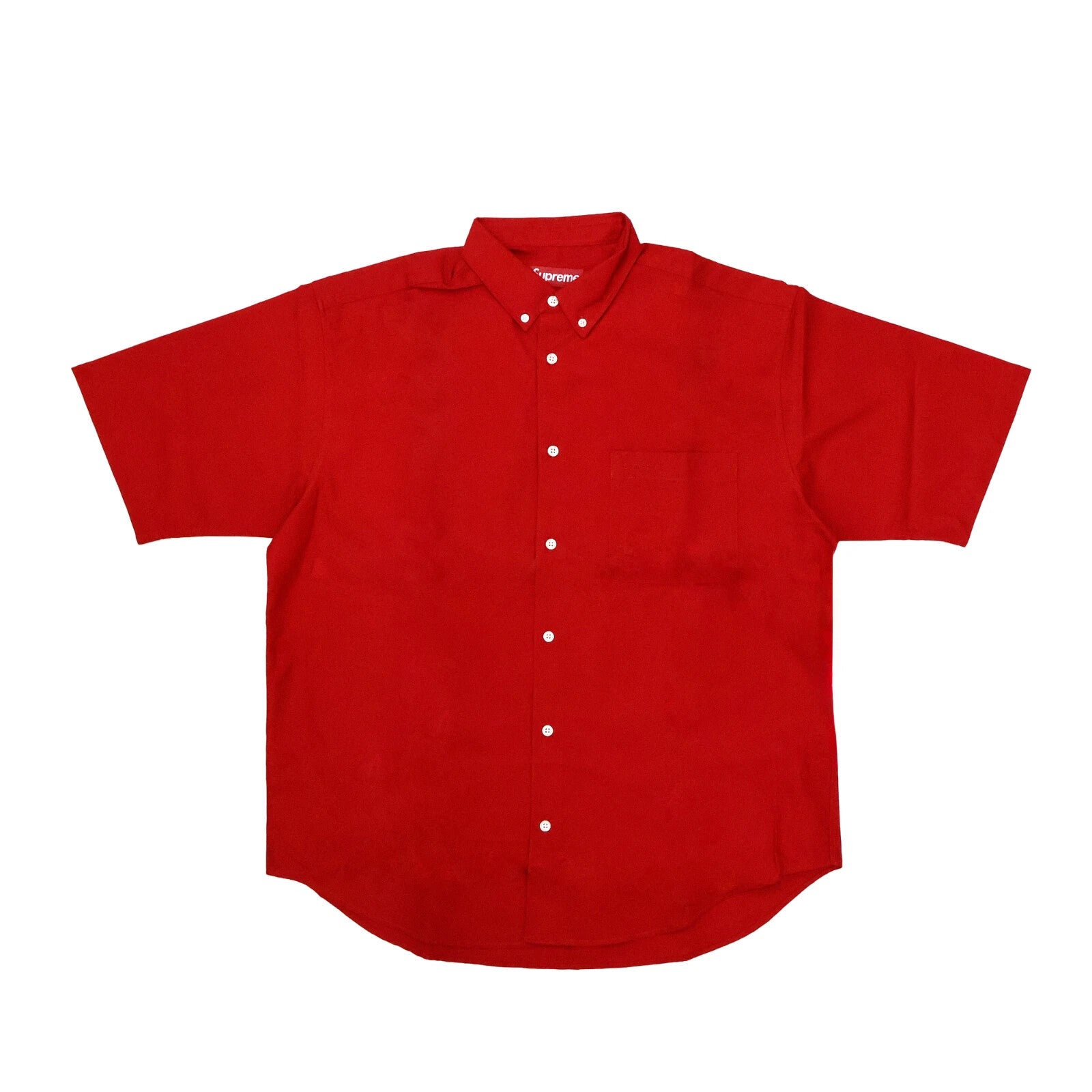Supreme Loose Fit Oxford S/S Shirt Red