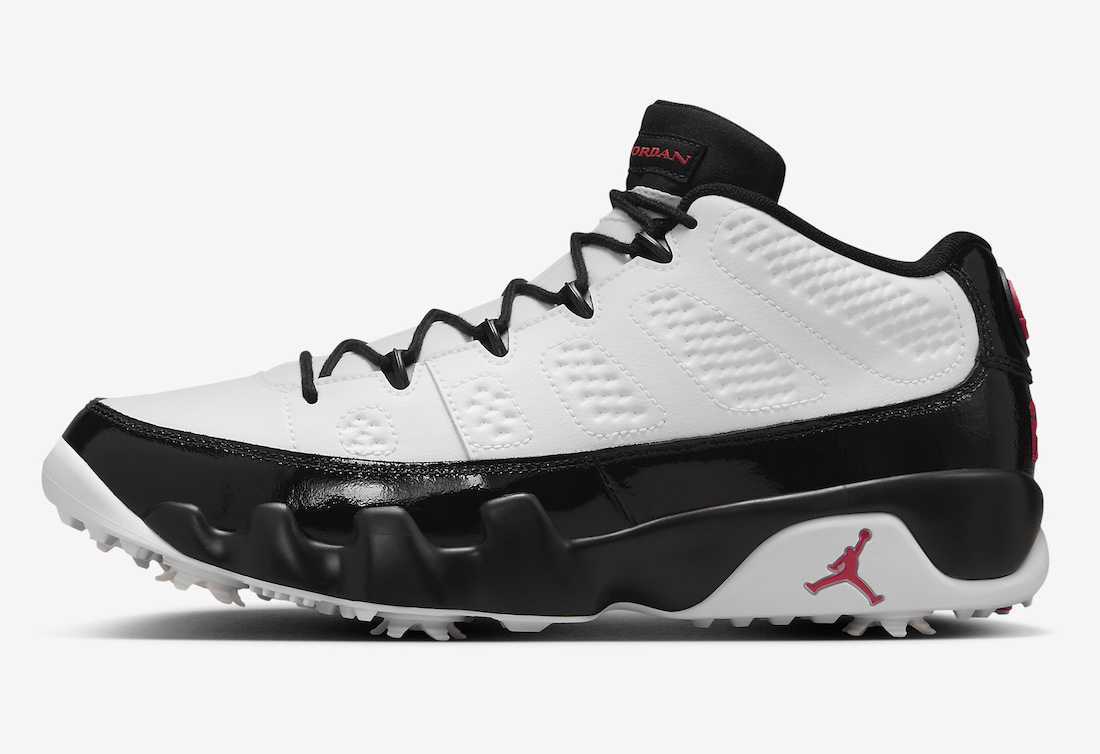 FJ5934-100 Nike Air Jordan 9 Golf White Black True Red (Men's)